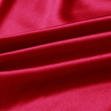 Ruby Red 100% Pure Mulberry Silk Fabric 19mm Cut-to-Size Silk Fabric