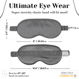Graphite Pure Silk Sleep Mask