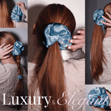 Air Force Jumbo Scrunchie – 100% Pure Mulberry Silk, Perfect for All Hair Types - NOCHKA