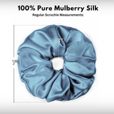 Air Force Jumbo Scrunchie – 100% Pure Mulberry Silk, Perfect for All Hair Types - NOCHKA