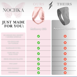 Baby Pink Pure Silk Headband - NOCHKA