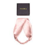 Baby Pink Pure Silk Headband - NOCHKA