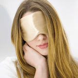 Beige Pure Silk Sleep Mask - NOCHKA