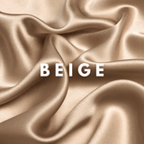 Beige Ultra Skinny Scrunchie – 100% Pure Mulberry Silk, Perfect for All Hair Types - NOCHKA