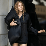 Black 100% Pure Mulberry Silk Pillowcase - Envelope - NOCHKA