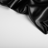 Black 100% Pure Mulberry Silk Pillowcase - Envelope - NOCHKA