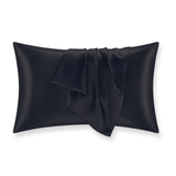 Black 100% Pure Mulberry Silk Pillowcase - Envelope - NOCHKA