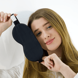 Black Pure Silk Sleep Mask - NOCHKA