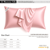 Blush 100% Pure Mulberry Silk Pillowcase - Envelope - NOCHKA