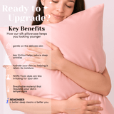 Blush 100% Pure Mulberry Silk Pillowcase - Envelope - NOCHKA
