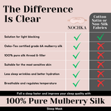 Blush Silk Sleep Mask Set - NOCHKA