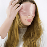 Blush Silk Sleep Mask Set - NOCHKA