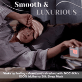 Blush Silk Sleep Mask Set - NOCHKA