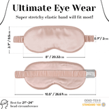 Blush Silk Sleep Mask Set - NOCHKA