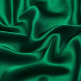 Bottle Green 100% Pure Mulberry Silk Fabric 19mm 44" Width Pre - Cut Silk Fabric - NOCHKA