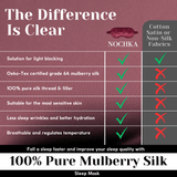 Burgundy Pure Silk Sleep Mask - NOCHKA