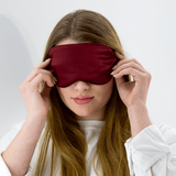 Burgundy Pure Silk Sleep Mask - NOCHKA