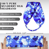 Butterfly Pure Silk Headband - NOCHKA