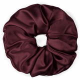Cabernet Jumbo Scrunchie – 100% Pure Mulberry Silk, Perfect for All Hair Types - NOCHKA