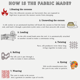 Caramel 100% Pure Mulberry Silk Fabric 19mm 44" Width Pre - Cut Silk Fabric - NOCHKA