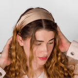 Caramel Pure Silk Headband - NOCHKA