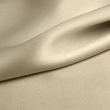 Champagne 100% Pure Mulberry Silk Fabric 19mm 44" Width Pre - Cut Silk Fabric - NOCHKA