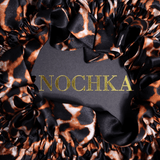 Cheetah and Black Pure Mulberry Silk Bonnet – Reversible & Durable - NOCHKA