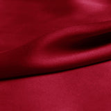 Chili Pepper Red 100% Pure Mulberry Silk Fabric 19mm 44" Width Pre - Cut Silk Fabric - NOCHKA