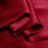 Chili Pepper Red 100% Pure Mulberry Silk Fabric 19mm 44" Width Pre - Cut Silk Fabric - NOCHKA