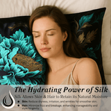Chrysanthemum 100% Pure Mulberry Silk Pillowcase - Envelope - NOCHKA