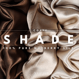 Coffee Shades of 3 Regular Mulberry Silk Scrunchies | 100% Silk - NOCHKA