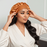 Copper Pure Mulberry Silk Medical Bonnet – Reversible & Durable - NOCHKA