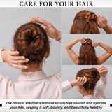 Copper Regular Scrunchie – 100% Pure Mulberry Silk, Perfect for All Hair Types - NOCHKA
