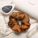 Copper Regular Scrunchie – 100% Pure Mulberry Silk, Perfect for All Hair Types - NOCHKA