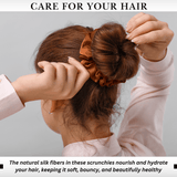 Copper Skinny Scrunchie – 100% Pure Mulberry Silk, Perfect for All Hair Types - NOCHKA