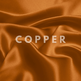 Copper Skinny Scrunchie – 100% Pure Mulberry Silk, Perfect for All Hair Types - NOCHKA