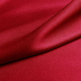 Crimson Red 100% Pure Mulberry Silk Fabric 19mm 44" Width Pre - Cut Silk Fabric - NOCHKA