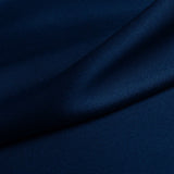 Dark Blue 100% Pure Mulberry Silk Fabric 19mm 44" Width Pre - Cut Silk Fabric - NOCHKA
