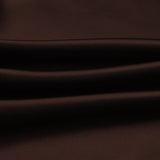 Dark Brown 100% Pure Mulberry Silk Fabric 19mm 44" Width Pre - Cut Silk Fabric - NOCHKA