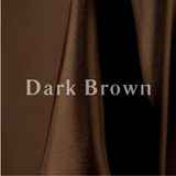 Dark Brown Pure Silk Headband - NOCHKA