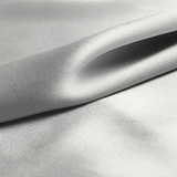 Dark Silver 100% Pure Mulberry Silk Fabric 19mm Cut - to - Size Silk Fabric - NOCHKA