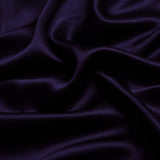 Deep Purple 100% Pure Mulberry Silk Fabric 19mm 44" Width Pre - Cut Silk Fabric - NOCHKA