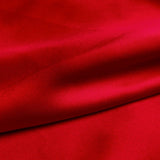 Deep Red 100% Pure Mulberry Silk Fabric 19mm 44" Width Pre - Cut Silk Fabric - NOCHKA