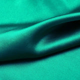 Dusty Turquoise 100% Pure Mulberry Silk Fabric 19mm 44" Width Pre - Cut Silk Fabric - NOCHKA