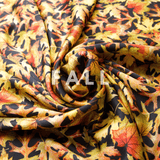 Fall Leaves Pure Silk Headband - NOCHKA