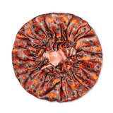 Fall Theme Pure Mulberry Silk Bonnet – Reversible & Durable - NOCHKA
