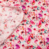 Floral #2 Print 100% Pure Mulberry Silk Fabric 19mm 54" Width Pre - Cut Silk Fabric - NOCHKA
