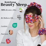 Floral Pure Silk Sleep Mask - NOCHKA