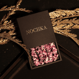 Floral Ultra - Skinny Silk Scrunchies (Set of 5) - NOCHKA
