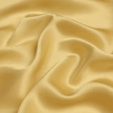 Gold 100% Pure Mulberry Silk Fabric 19mm 44" Width Pre - Cut Silk Fabric - NOCHKA